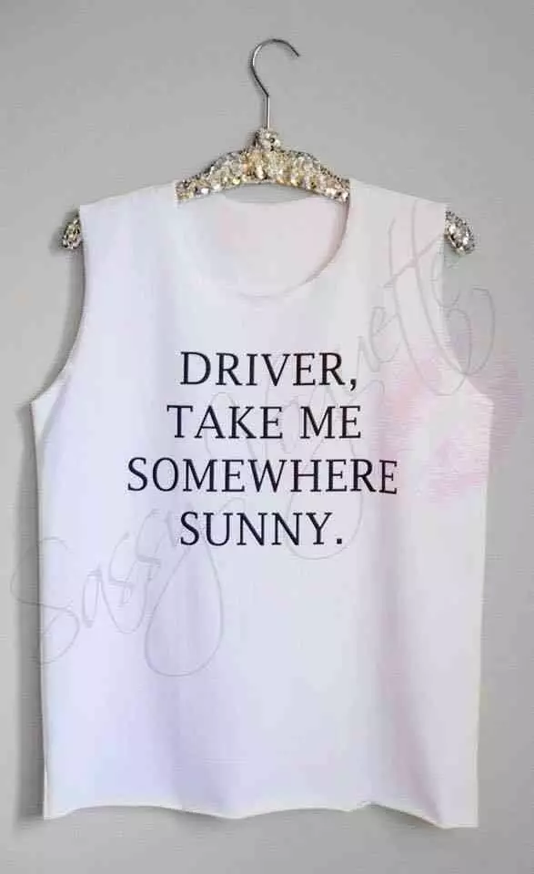 Потник Driver take me somewhere sunny